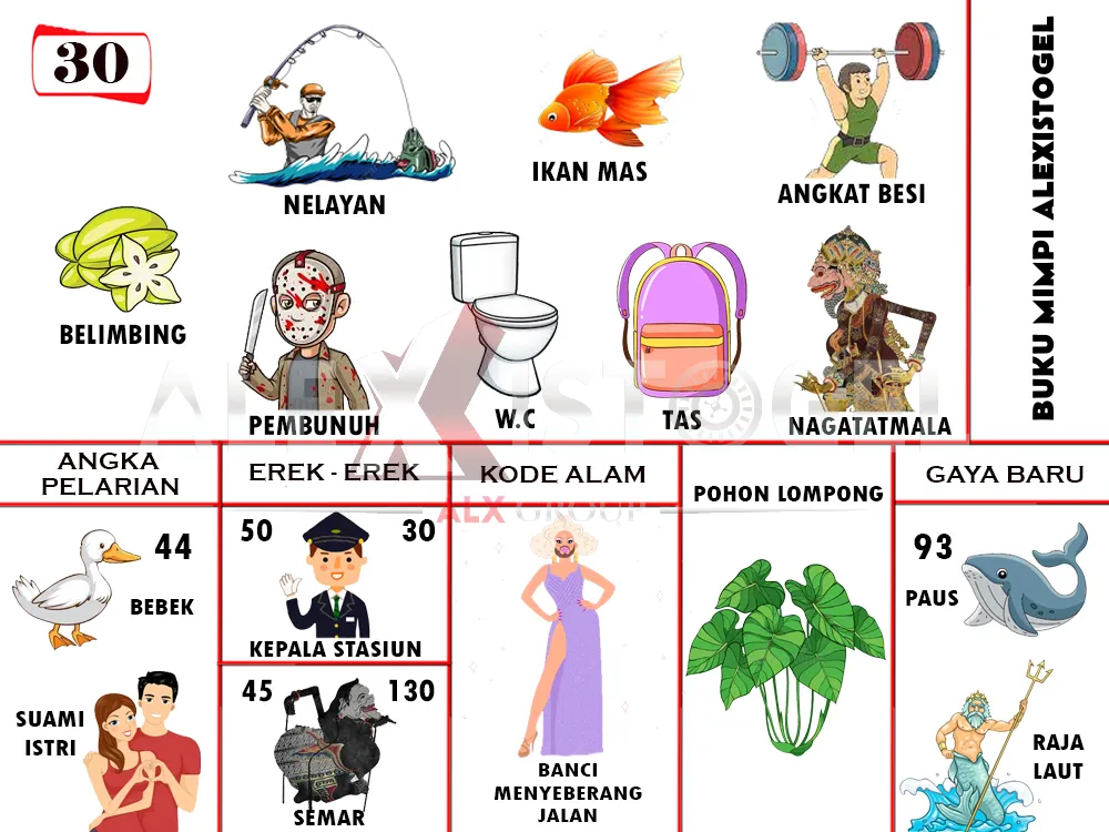buku mimpi erek erek togel 30